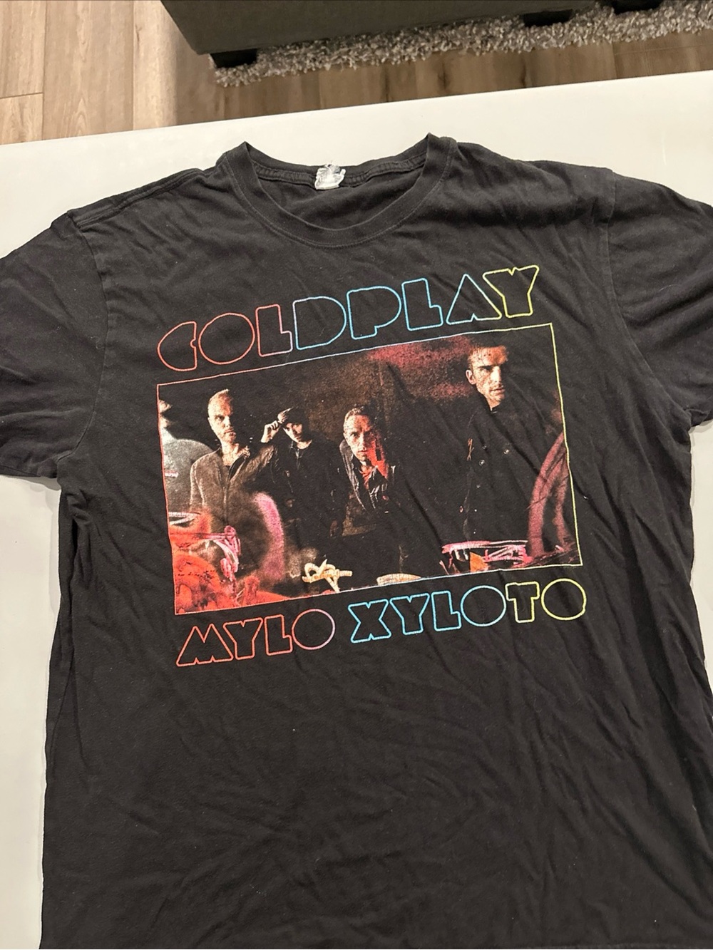 Coldplay tour concert 2012 mylo xyloto band shirt m